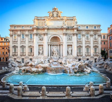 Trevi Fountain Sunrise Rome Italy Rome | Rome travel, Trevi fountain ...