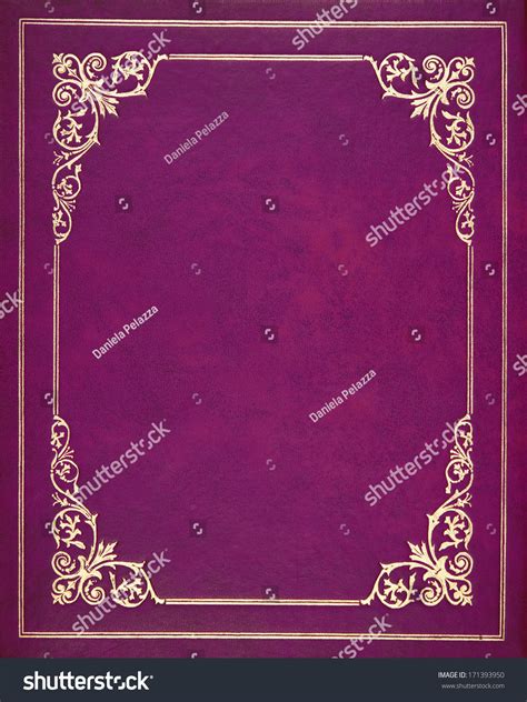 Purple Leather Book Cover Stock Photo 171393950 : Shutterstock