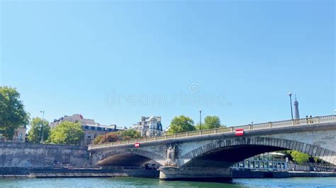 Bridge Pont Des Invalides and Alexandre III in Paris at Summer Stock ...