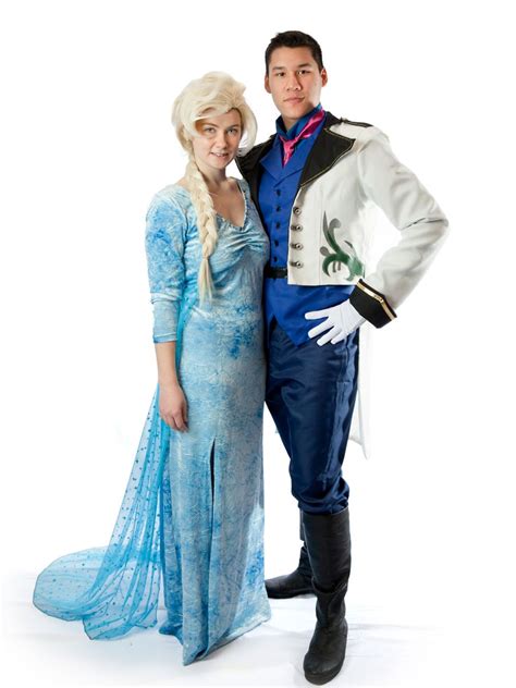 Queen Elsa and Prince Hans Frozen Couple Costume