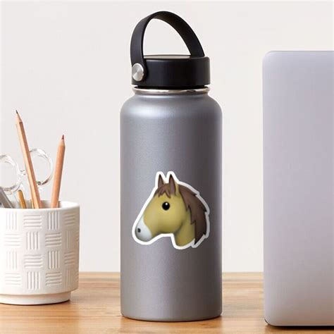 "Horse Emoji" Sticker for Sale by casadyspencer | Redbubble