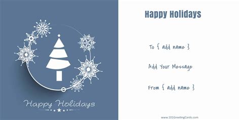 Christmas Business Cards Templates Free