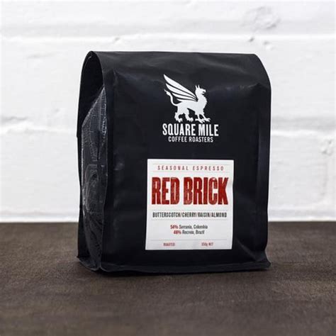 Square Mile Coffee Roasters: Red Brick Coffee - Beans (350g) | Flint ...