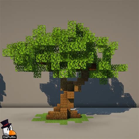 Minecraft Custom Oak Tree