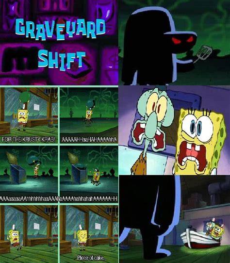 Spongebob Graveyard shift by Saori5 on DeviantArt