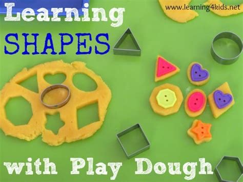 Learning about Shapes with Play Dough | Learning 4 Kids