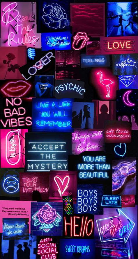 Aesthetic background neon - for your creative projects