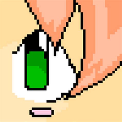 Blinking Green Eyes Pixel Art GIF | GIFDB.com