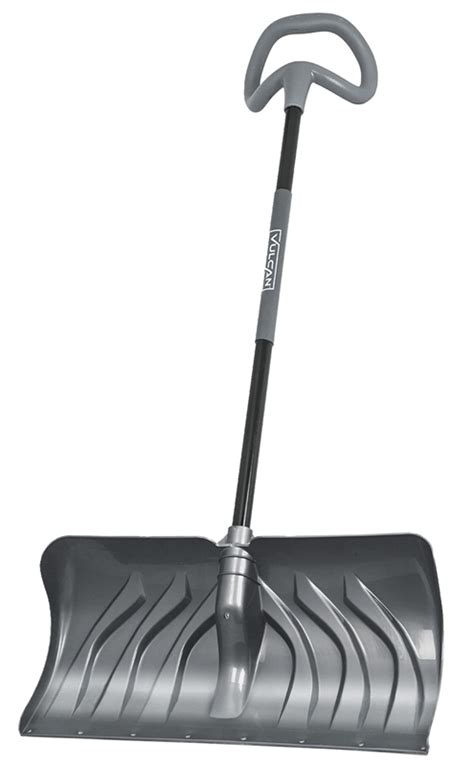 Mintcraft 34404 Snow Pusher Shovel, 24 in Ergo Grip Steel Handle