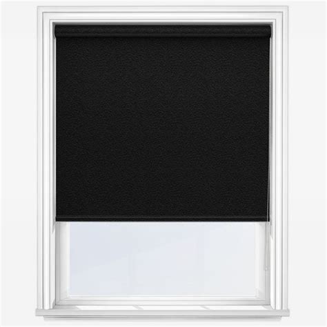 Somerton Black Blackout Roller Blind | Blinds Direct | Black roller ...