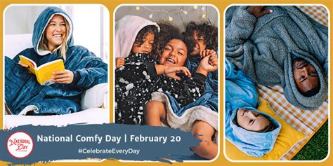 NATIONAL COMFY DAY - February 20 - National Day Calendar