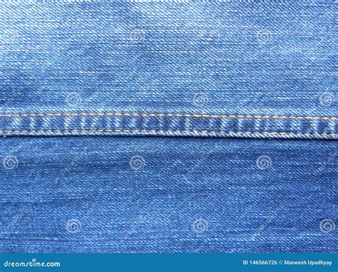 Double Lapped Seam on Blue Jeans Stock Photo - Image of pants, blue ...