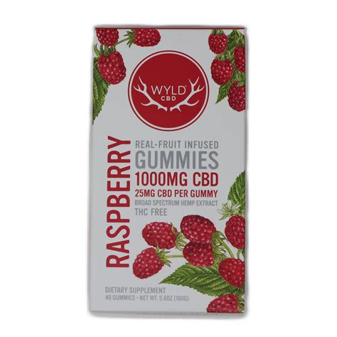 Wyld-CBD-1000MG-Broad-Spectrum-CBD-Raspberry-Flavored-CBD-Gummies ...