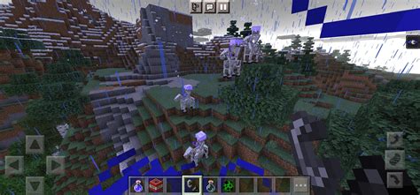 So I wad flying by my world in creative and I saw a skeleton horse ...