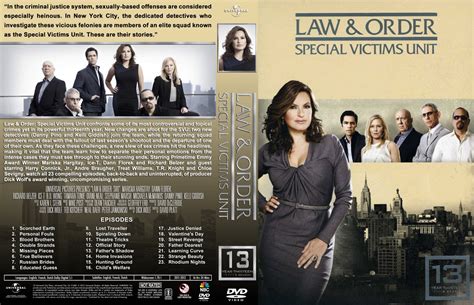 Law & Order: SVU - Season 13 - TV DVD Custom Covers - SVU-13 lg :: DVD ...