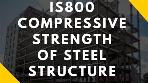 How to find Compressive Strength of Steel Structure Using IS-800 - YouTube