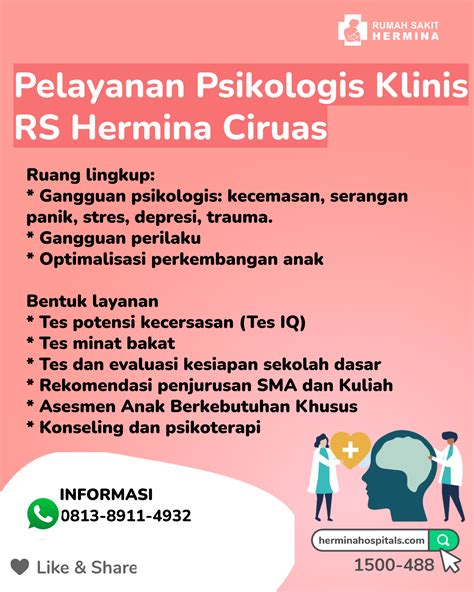 Hermina Hospitals | Layanan Psikologi Klinis