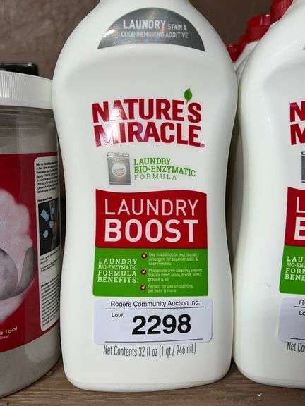 6 -32oz Nature's Miracle Laundry Boost - Rogers Community Auction Inc.