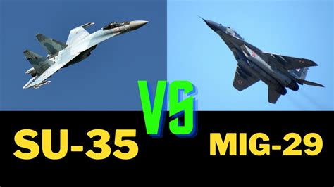 Su-35 vs Mig-29 comparison video - YouTube