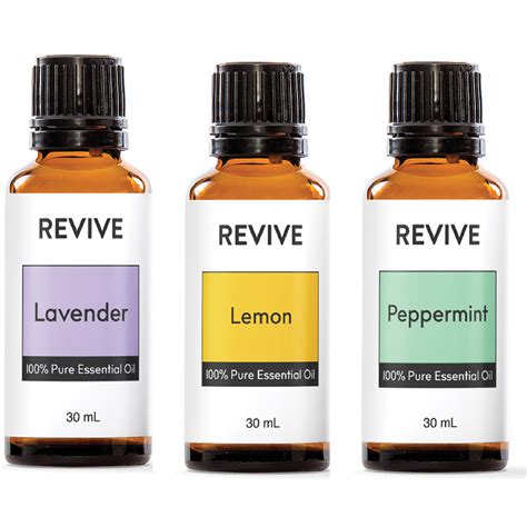 Top 3 Essential Oils (30ml) - REVIVE Essential Oils