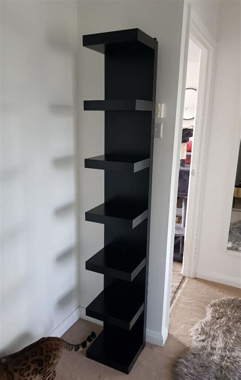 IKEA Black Wall Shelf Unit Shoe Storage | in Welwyn Garden City ...