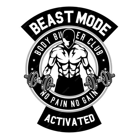 Premium Vector | Beast mode activated