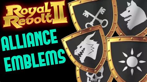 ROYAL REVOLT 2 - ALLIANCE EMBLEMS & TAX BONUS tutorial - YouTube