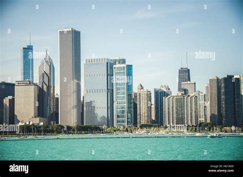 Downtown Skyline, Chicago, Illinois, USA Stock Photo - Alamy