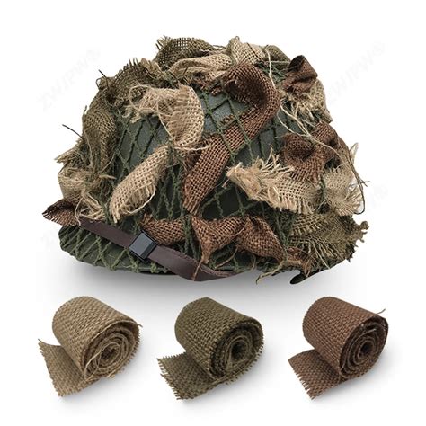 WW2 US ARMY AIRBORNE M1C HELMET SCRIM CAMOUFLAGE REPLICA THE PARCEL ...