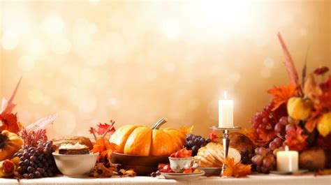 Thanksgiving dinner background. Illustration 24399664 Stock Photo at ...