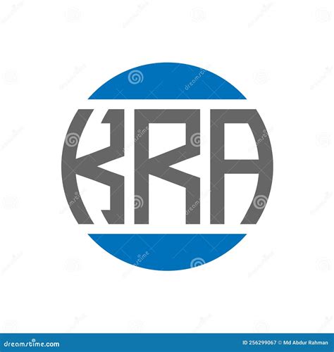 KRA Letter Logo Design On White Background. KRA Creative Initials ...