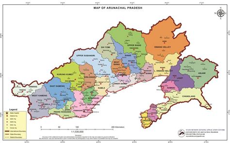 Arunachal Pradesh District Map - Ardyth Mireille