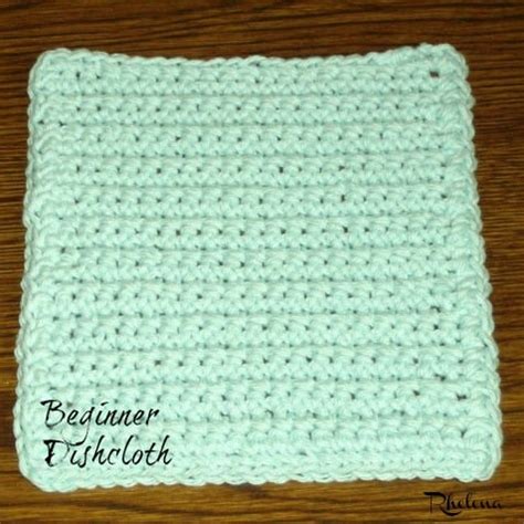 Beginner Dishcloth - CrochetN'Crafts