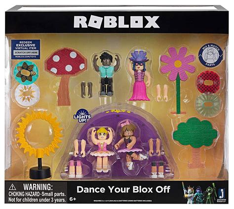 Roblox Mix & Match Dance Your Blox Off Figure 4-Pack Set - Walmart.com