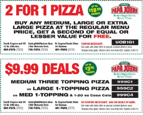 Papa John’s Coupons: Save Money On Pizza | Bookworm Room