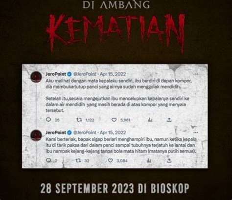 Sinopsis Film Di Ambang Kematian (2023): Film Adaptasi Twitter ...