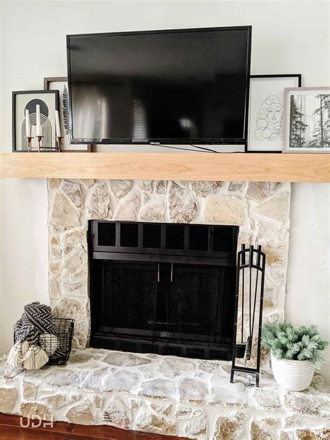 DIY Fireplace Makeover Under $100! • Ugly Duckling House