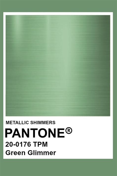 Green Glimmer #Metallic #Pantone #Color | Pantone green, Pantone colour ...