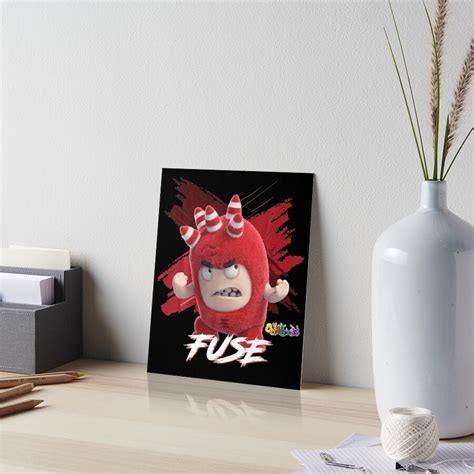 "Oddbods Fuse Is Angry " Art Board Print by babyvn04 | Redbubble