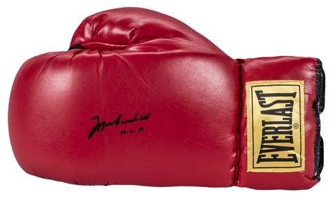 Lot Detail - Muhammad Ali Autographed Red Everlast Boxing Glove (JSA)