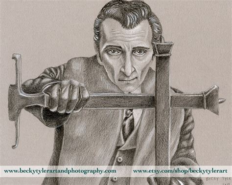 Peter Cushing as Van Helsing Fan Art Print - Etsy