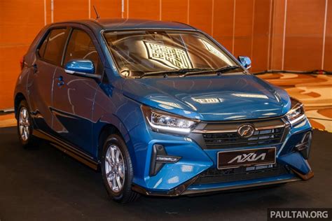 2023 Perodua Axia size comparison vs old Axia, Myvi, Proton Iriz ...