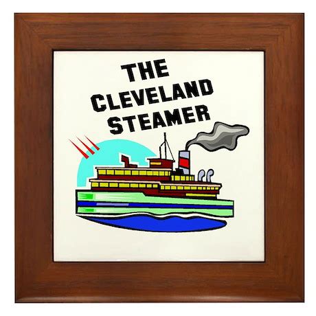 The Cleveland Steamer Framed Tile by funnysaurus