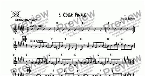 Coda: Finale - Download Sheet Music PDF file