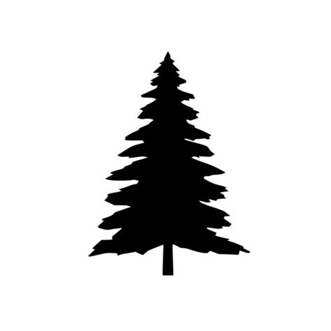 Pine Tree Christmas SVG Design for Cricut, Silhouette, Laser Machines