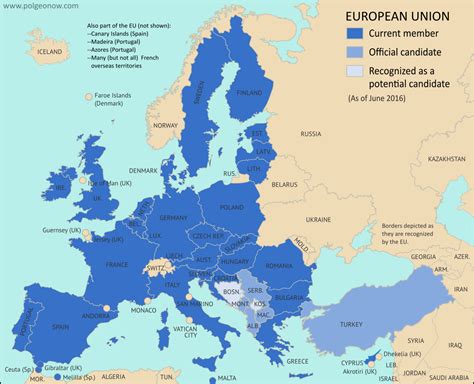 Which Countries Use the Euro? (Map of the Eurozone) - Political ...