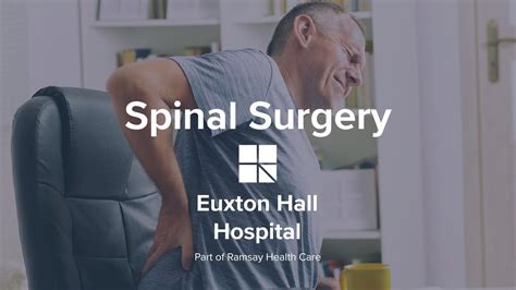 Spinal Surgery At Euxton Hall Hospital - YouTube