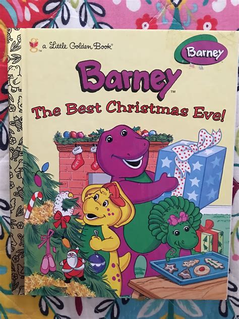 Barney The Best Christmas Eve! 1997 First Edition | Little golden books ...