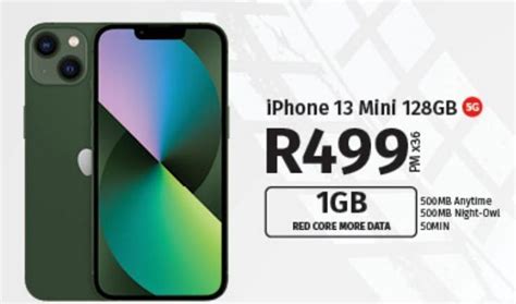 Iphone 13 mini offer at Vodacom