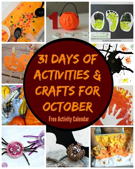 31 Days of October Crafts & Activities! - Where Imagination Grows